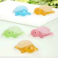 Savon Petite Tortue Fait à la Main pour Blanchir les Huiles Essentielles de Mini Barre de Bain à Base de Plantes avec Lait Papaye Citron pour Hôtels Spas