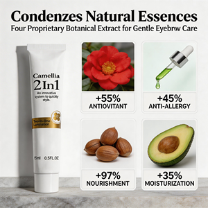 Camellia 2 en 1 Crema Moldeadora - Tratamiento 2 en 1 para Pestañas y Cejas, Rizado Rápido y Duradero - Product Image 2