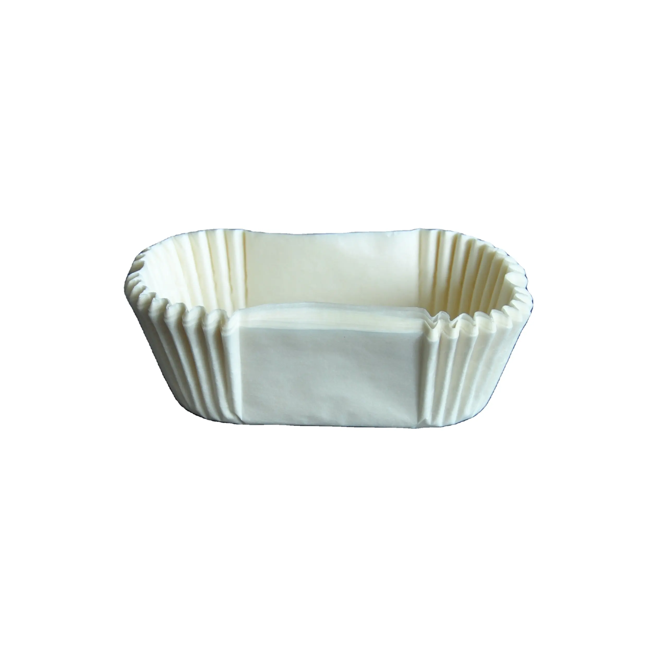 DOUBLURE DE PAIN À CANNELURE BLANCHE DE PETITE TAILLE/CAISSE DE CUISSON/DOUBLURE DE CUISSON -- Base 99x54mm Mur 38mm