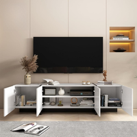 Meubles de maison modernes blancs et noirs de luxe meubles de salon meuble de bureau TV armoire avec tiroirs