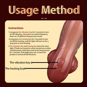Vibrador Flexible CITYFUN, Dildo Realista, Varita de Masaje, Dildo Anudado, Estimulador de Punto G y Clítoris, Juguetes Sexuales para Mujeres - Product Image 3
