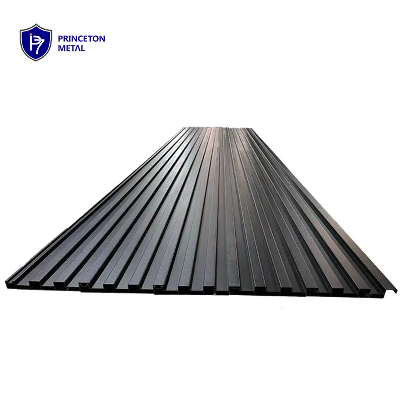 Modern Design Indoor 3D Wall Decoration Boards metal siding Fluted Cladding Decorative Sheet aluminum great wall panel