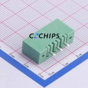 KF2EDGVM-5.0-3P Plug-in Terminal Block Through hole,P=5mm Connector Board-to-Board / Socket - Closed Screw Fixing 1x3P 5mm - Product Image 2