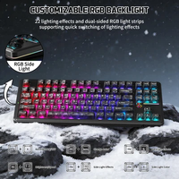 ATTACK SHARK X87 ULTRA Tri-Mode Mechanische Tastatur mit 8K-Empfänger, 8000Hz Polling-Rate, Dot-Matrix-Bildschirm und Meg Shark-Schaltern