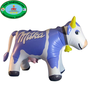 โปรโมชั่น ตุ๊กตาเป่าลมรูปวัวมิลก้า PVC ขนาดใหญ่และขนาดเล็ก - Product Image 3