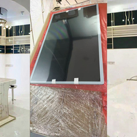FHD 21.5 inci layar LCD TFT, kecerahan tinggi hiasan dinding mesin iklan aplikasi industri tanda digital