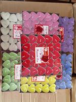 Bougies chauffe-plat rondes en aluminium multicolores pour organisateurs d'événements, faible MOQ, certifiées MSDS