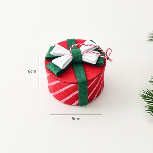 <b>Christmas</b> Tree Decor Kit Mini Gift Pouches Little Gift <b>Boxes</b> and Mini Hanging Ornaments for Festive Atmosphere Arrangement - Product Image 6