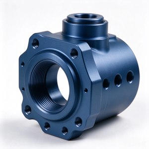 Corps de valve en aluminium CNC de haute précision, boîtier de valve anodisé sur mesure, traitement de surface multicolore pour équipement de contrôle des fluides - Product Image 4
