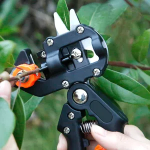 Mesin pemangkas kebun alat pertanian pemotong pemangkas pohon pemotong Kit alat gunting cangkok untuk mencangkok pohon buah