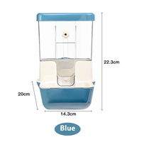 Mangeoire automatique par gravité pour animaux de compagnie, distributeur d'eau, ensemble de bouteilles d'eau, mangeoire automatique anti-basculement, bol pour lapin chinchilla cochon d'inde
