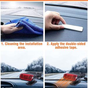 Calentador de Coche Portátil de 12V, Desempañador que se Conecta al Encendedor de Cigarrillos, Desempañador de Ventanas para Coche - Product Image 3