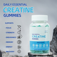 Advanced Creatine Gummy-Booster ATP pour la force et la concentration Énergie entièrement naturelle + Mélange antioxydant Coeur et soutien immunitaire