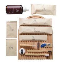 Fournitures hôtelières : Chaussons, Kit d'hygiène, Savon, Ensemble de spa, Chaussons gris, Articles de toilette jetables pour hommes, Shampoing, Airbnb