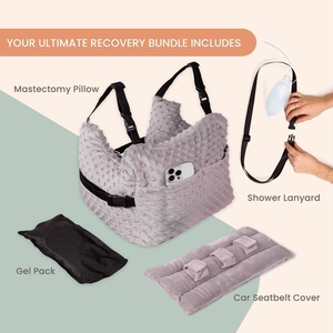 Almohada postoperatoria para coche, pacientes de reducción y aumento de senos, almohada para senos después de <span class=keywords><strong>la</strong></span> cirugí<span class=keywords><strong>a</strong></span> cardíaca - Product Image 5