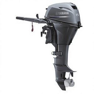 Moteur hors-bord diesel Yamaha d'occasion en gros, 15 CV, 2 temps et 4 temps, avec commande à barre courte et longue, portable - Product Image 1