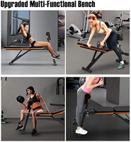 Banc d'entraînement pliable de banc de poids réglable de gymnase à la maison