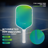 Raquette de pickleball en fibre de carbone T700 avec noyau en mousse EPP thermoformée GEN 5 et grain sablé, personnalisable en gros