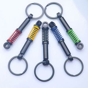 2024 NEW High Quality Spring Shock-absorber Type Metal Auto Car Decoration <b>Key</b> <b>Chain</b> - Product Image 1