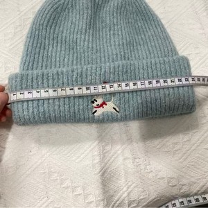 Gorro de punto con diseño de cachorro para mujer, cálido, resistente al viento, plegable, para invierno, 54-56cm, blanco, beige, caqui, azul, burdeos - Product Image 4