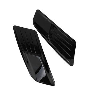RASTP Hood Faux Air Vent 41.5cm Black Carbon Fiber Pattern <b>Car</b> <b>Decorative</b> Vent Cover for Auto Styling - Product Image 3