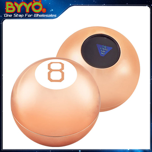 Venta al por Mayor de Bolas Mágicas Doradas, <span class=keywords><strong>Bola</strong></span> de la Fortuna Metálica Dorada, Fabricante de Bolas Mágicas 8 con Logotipo Personalizado - Product Image 1