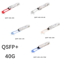 Module SMF MMF SFP 1.25G/10G/25G/40G/100G émetteur-récepteur à fibre optique avec longueurs d'onde 850nm/1310nm/1490nm/1550nm pour réseau