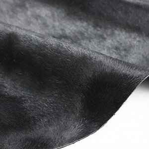Cuir de vachette naturel 100 % véritable, grainé, fini noir, en gros, en stock pour revêtement - Product Image 4