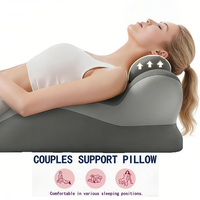 Oreiller multifonctionnel pour dormir sur le ventre, appui-tête réglable, en fibre de polyester, pour lit, lecture et téléphone