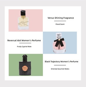 Set di 3 Miniature di Profumo in Confezione Regalo Nera con Collana di Perle Dorate Iconica per le Festività Lunga Durata - Product Image 6