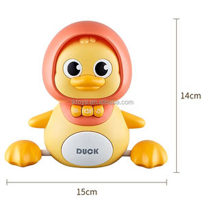 Lucky Toys jouet à piles éducatif Musical apaiser bébé apprentissage ramper magnétique Adsorption canard ensembles bébé sommeil jouet - Product Image 4