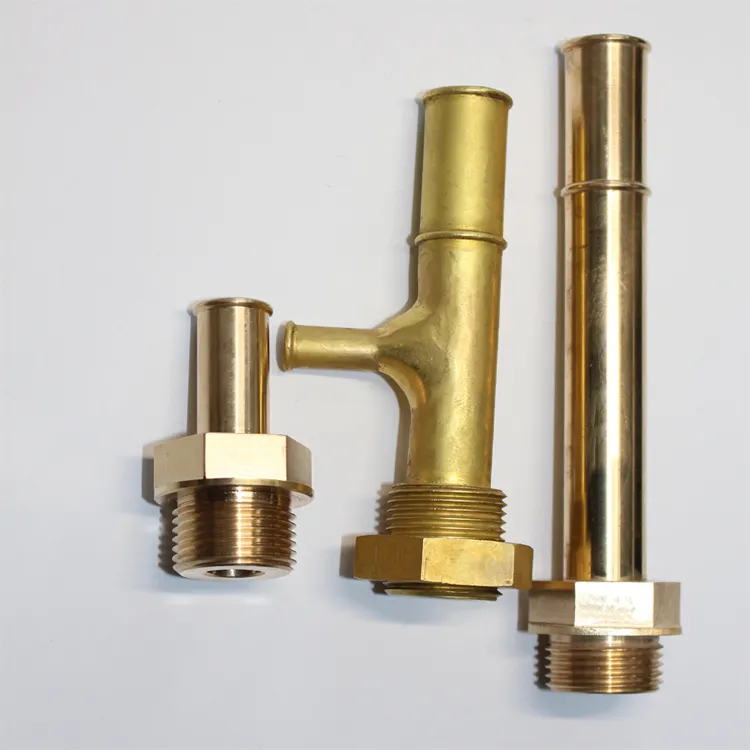 Customization M27 to 1/2, M27 to 5/8 Copper Press Bead Fittings Connector Nipple Pipe Fitting