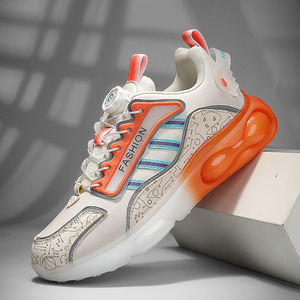 Chaussures de sport à lacets de haute qualité avec logo personnalisé pour hommes et femmes, haute élasticité, confort, semelle intermédiaire en caoutchouc, toutes saisons - Product Image 4