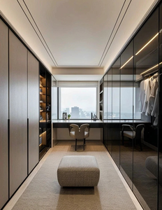 <span class=keywords><strong>Armario</strong></span> de Madera Moderno y Personalizado <span class=keywords><strong>con</strong></span> Diseño Plegable, Convertible y Extensible para Dormitorio, Muebles para el Hogar - Product Image 2