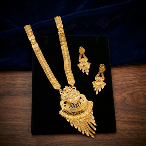 Wholesale Fashion 14K 18K 24K Gold Plated Jewelry, Long Forming Necklaces, Traditional Design Jewelry, Brass Gold Filled Jewelry - Product Image 3