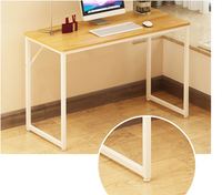 Ailichen Executive Design Metalen Computer Staande Bureau Met Houten Top Kantoormeubilair Tafel Stijlvolle Computer Tafel