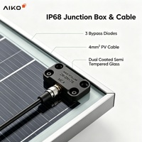 Panneaux solaires Aiko haute puissance, double vitrage, 765W 770W 775W 780W 785W 795W 800W, bifaciaux, type N, monocristallins ABC