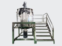 Réservoir de mélange à agitation automatique en acier inoxydable 304/316 avec moteur pour le stockage de l'eau et la production d'eau douce à double enveloppe