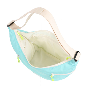 CHANGRONG Borsa <span class=keywords><strong>a</strong></span> Tracolla Verde Menta <span class=keywords><strong>a</strong></span> Forma di Mezzaluna con Doppia Tasca con Cerniera, Borsa Leggera per Pendolarismo Quotidiano e <span class=keywords><strong>Shopping</strong></span> - Product Image 5