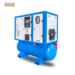 Verdes 16bar 4 in 1 High pressure energy saving silent rotary screw air compressor with air tanker dryer for laser cutting