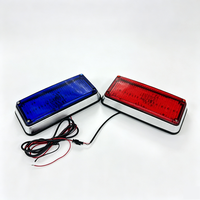 Wasserdichte LED-Blitzwarnleuchte Rot Blau Wandmontierte Sicherheits-Blinklampe für Wachhäuschen