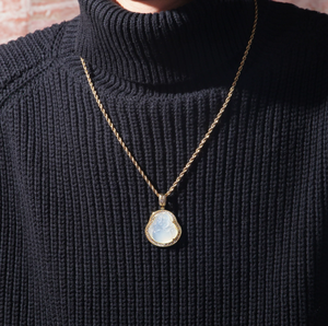 Collier pendentif Bouddha en agate jade rose vert rouge <span class=keywords><strong>glacé</strong></span> Hip Hop avec cordon, plaqué argent CZ, cadeau de fiançailles, bijoux pour femmes et hommes - Product Image 6
