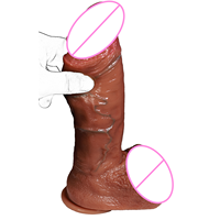 Realistischer Elite-Vibrator mit Stoßfunktion, 42°C-Heizsensor, robust, 790g, für Erwachsene, Modell Pro