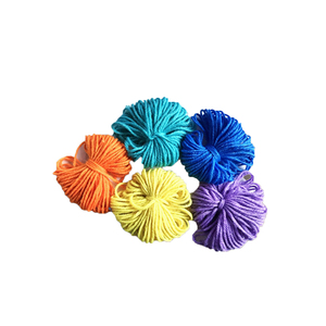 Fil 4 brins, livraison gratuite, fil 5 brins, livraison gratuite, 50g, laine en vrac 4 brins, 125g, 100g, laine 5 brins pour crochet, 25g, coton au lait de marque - Product Image 6