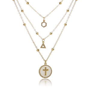 Thời trang phóng đại <span class=keywords><strong>c</strong></span>á nhân <span class=keywords><strong>c</strong></span>ủa phụ nữ đồ trang sứ<span class=keywords><strong>c</strong></span>, nhiề<span class=keywords><strong>u</strong></span> lớp hạt vàng chuỗi chéo chuồn chuồn hình họ<span class=keywords><strong>c</strong></span> Mặt dây chuyền vòng <span class=keywords><strong>c</strong></span>ổ - Product Image 5