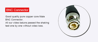Caméra de vidéosurveillance, émetteur-récepteur haute définition HD UTP, Mini câble BNC, ballon vidéo passif, échantillon gratuit