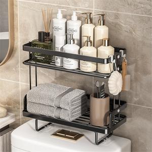 Estante de Almacenamiento Moderno para Baño, Desmontable, de Aleación de Zinc, para Tanque de Agua, sin Perforaciones, para Colocar sobre el Inodoro - Product Image 2