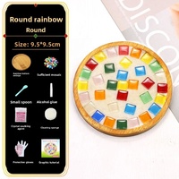 Kit de mosaïque DIY pour sous-verres – Activité créative ludique parent-enfant pour enfants – Activité artisanale faite à la main pour la maternelle – Kits de mosaïque pour la fête des Mères et les enfants