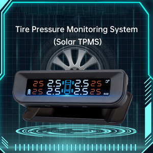 RIBOTON Smart Solar Power High Quality USB Tire Pressure Monitoring of Car External Internal <b>TPMS</b> - Product Image 4