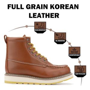 Chaussures de sécurité de travail en cuir pleine fleur de porc, à bout souple, isolées électriquement, confortables et rembourrées, pour la construction, modèle <span class=keywords><strong>DieHard</strong></span> 84994 - Product Image 4